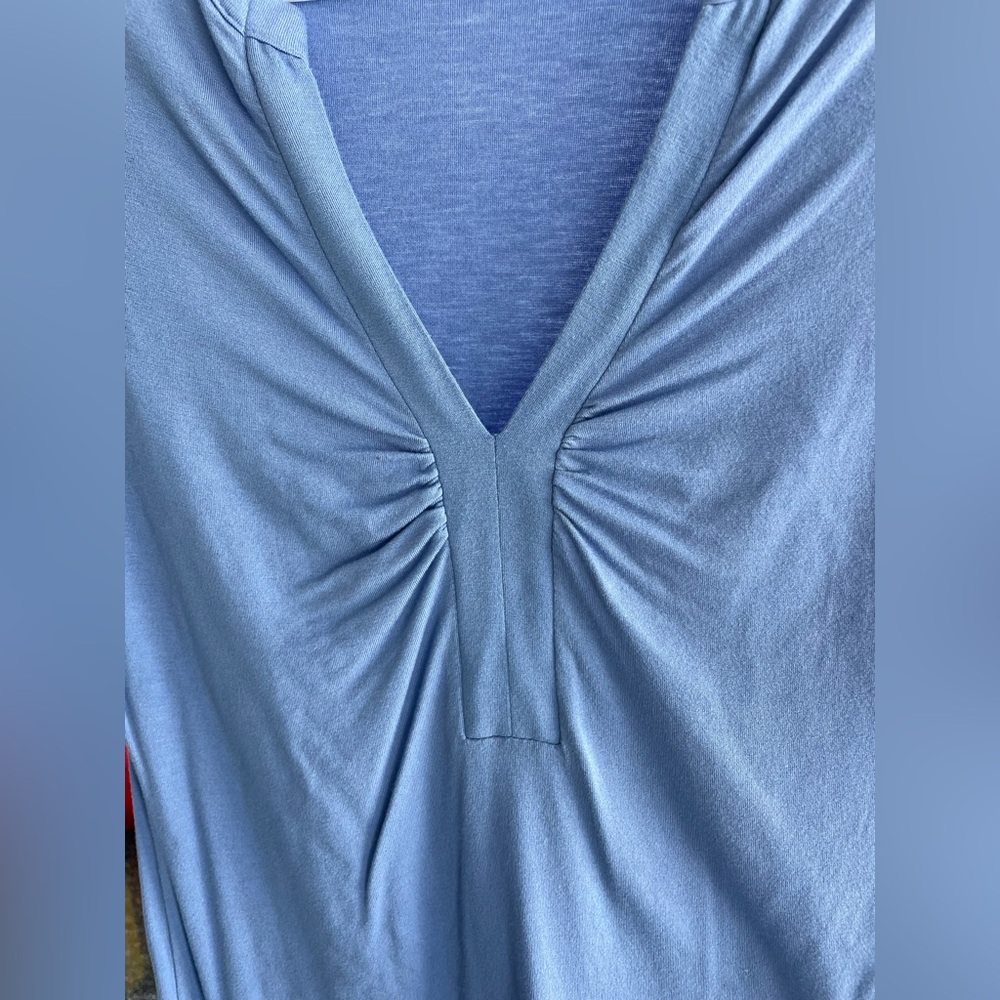 Women's Lascana By Venus Periwinkle V- Neck Top S ✨BRAND NEW✨ - Picture 2 of 9